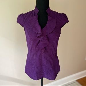 Vintage express mock neck blouse